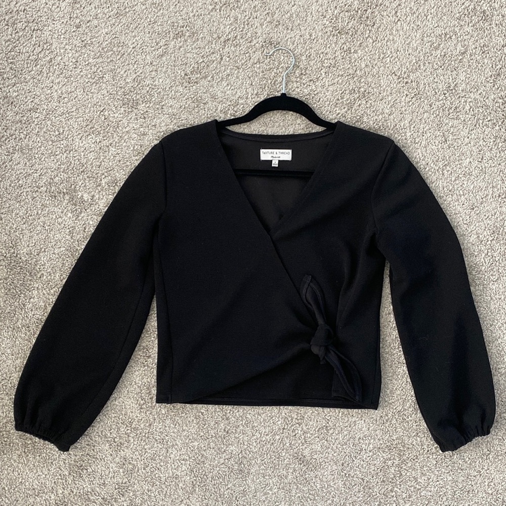 Madewell wrap blouse